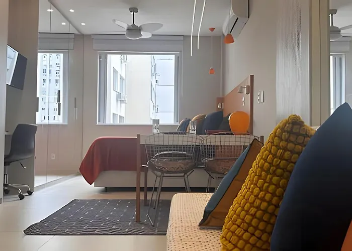 Studio Novo, Chic Perto Da Praia Em Copa Para 4