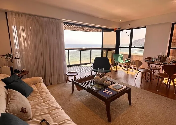 Panoramic Ocean View In Ipanema 2 Suites And Pool
