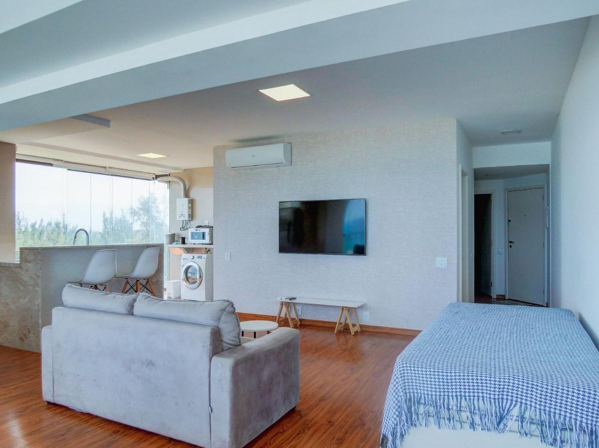 Apartamento Apart Com Maravilhosa Vista Mar Na Barra De Tijuca B1-0024 *