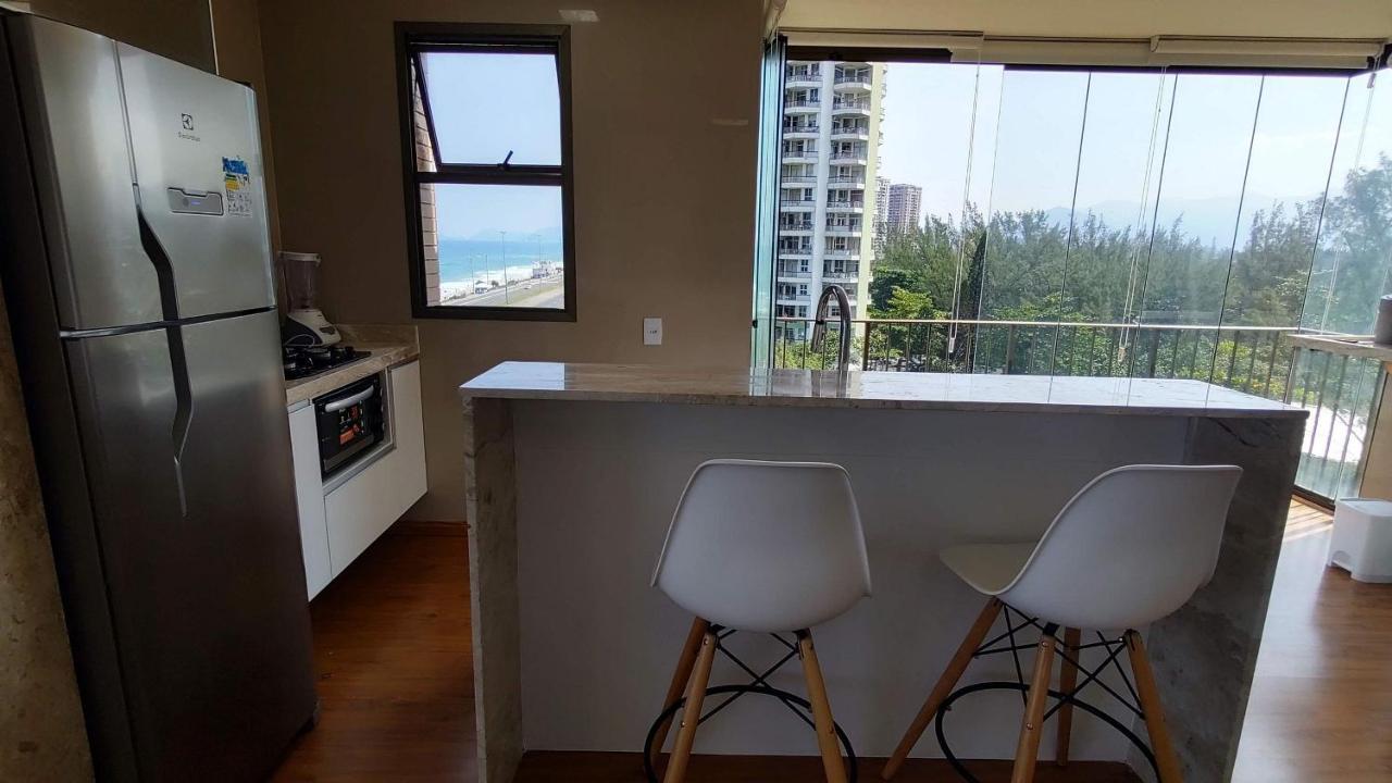 Apart Com Maravilhosa Vista Mar Na Barra De Tijuca B1-0024 Apartamento