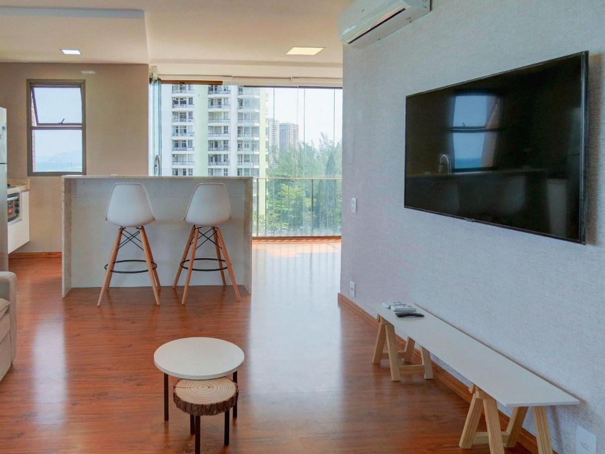 Apartamento Apart Com Maravilhosa Vista Mar Na Barra De Tijuca B1-0024 Rio de Janeiro
