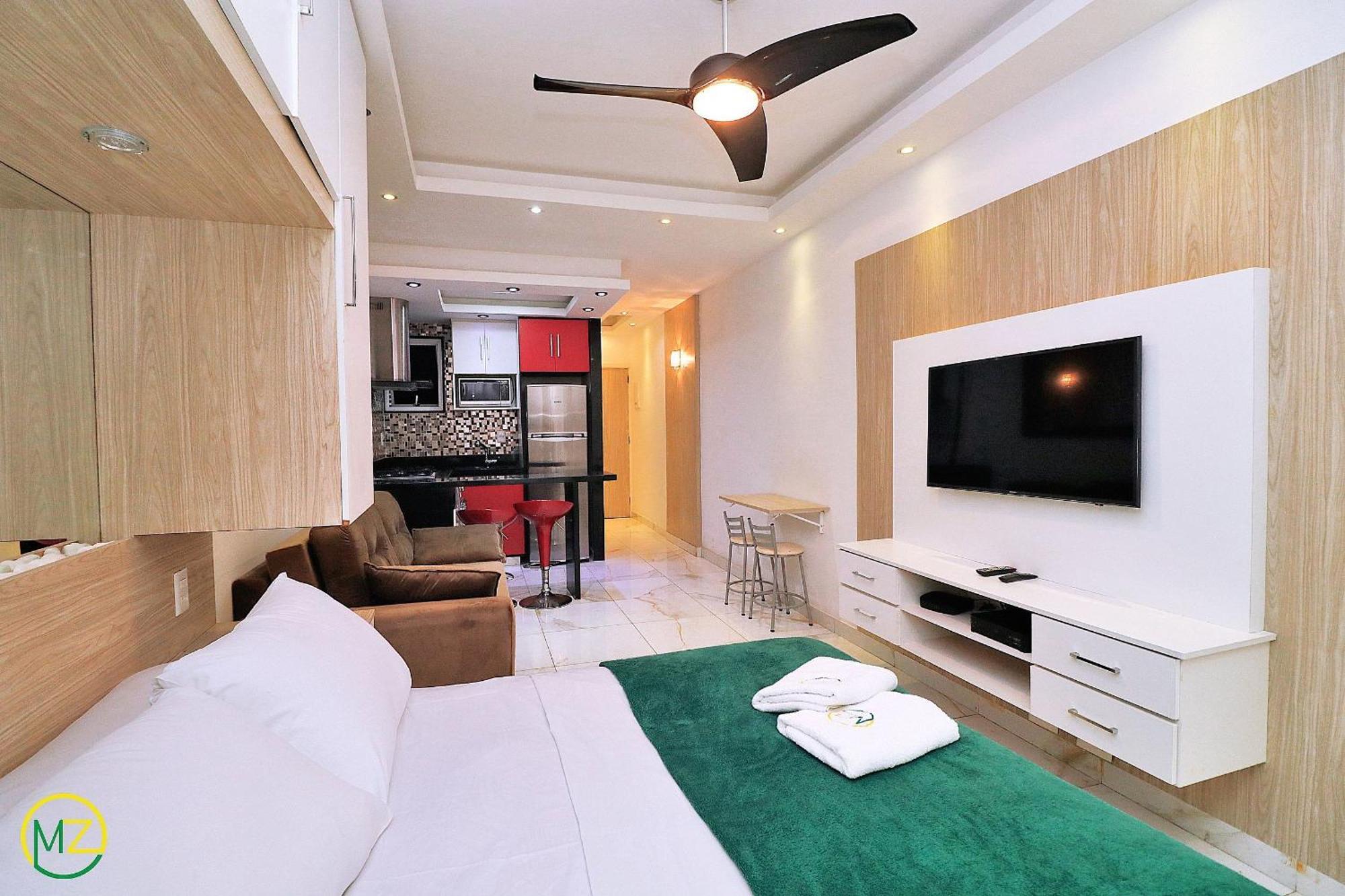 Apartamento Moderno No Posto 2 Em Copacabana Rio de Janeiro