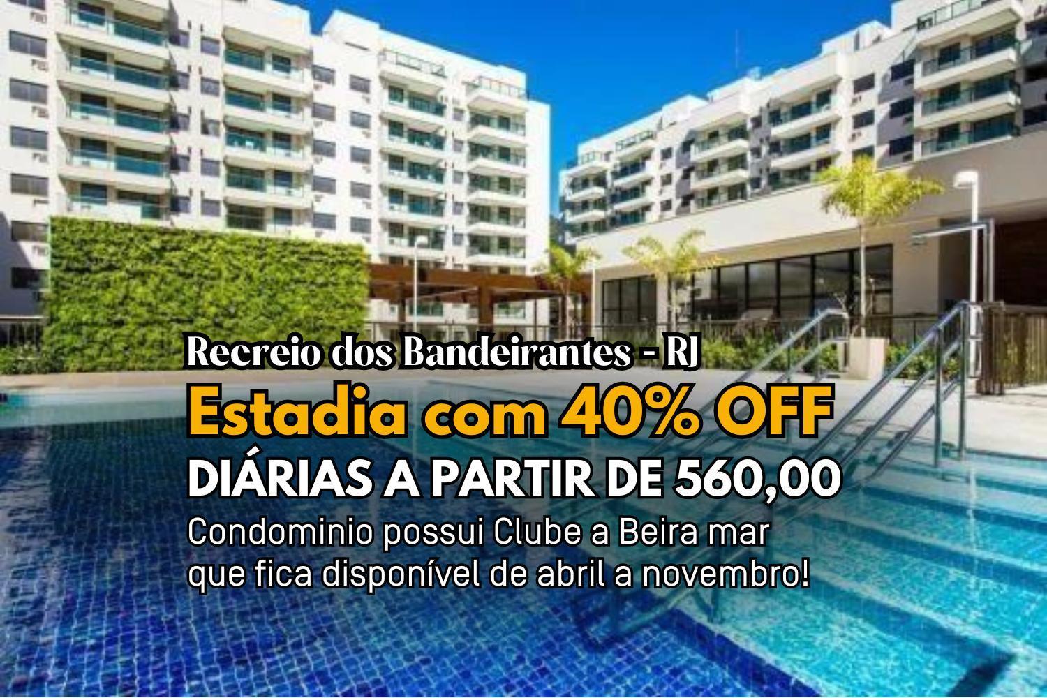 Paraiso No Recreio-rj: 02 Quartos Com Piscina Rio de Janeiro