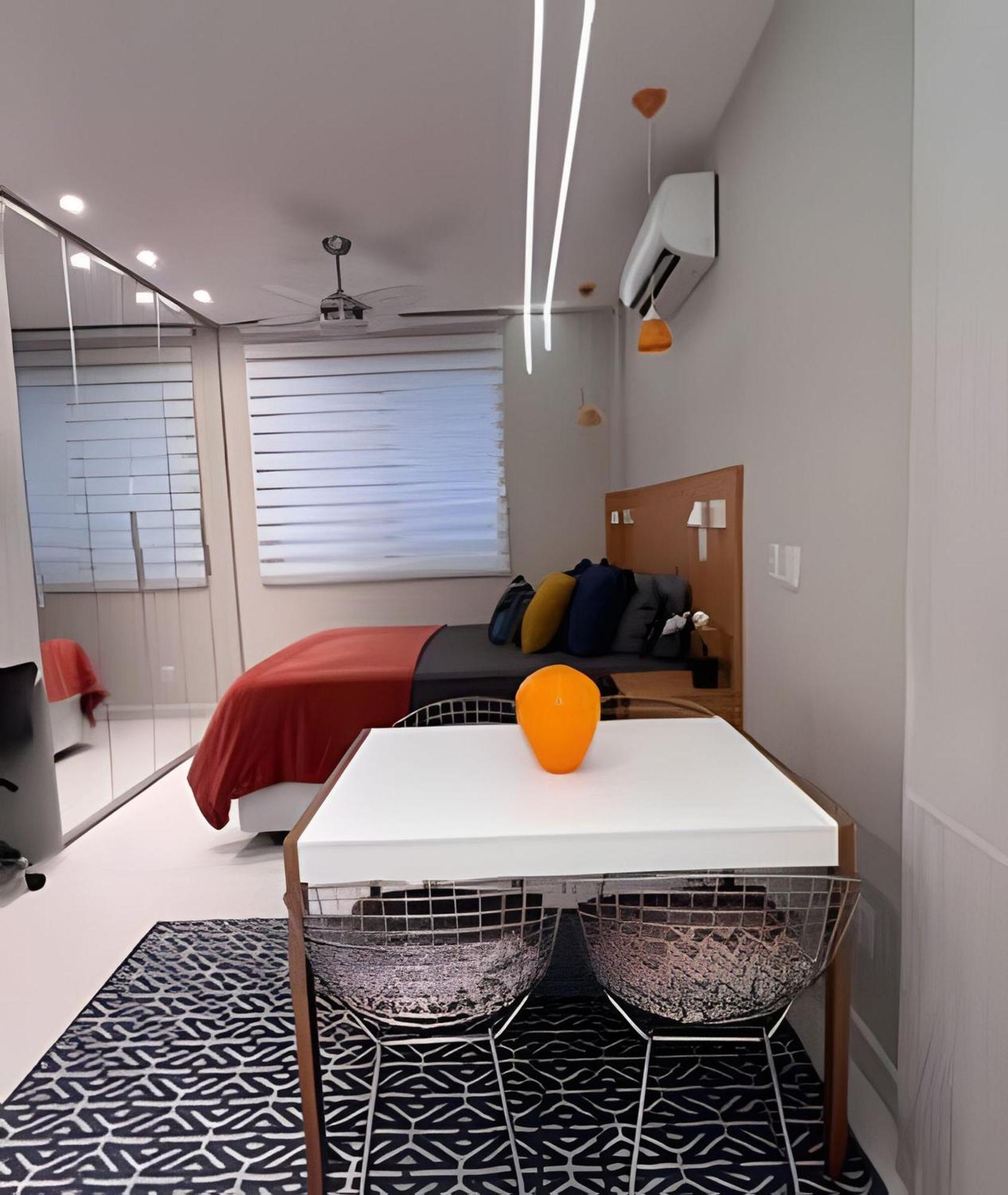 Apartamento Studio Novo, Chic Perto Da Praia Em Copa Para 4