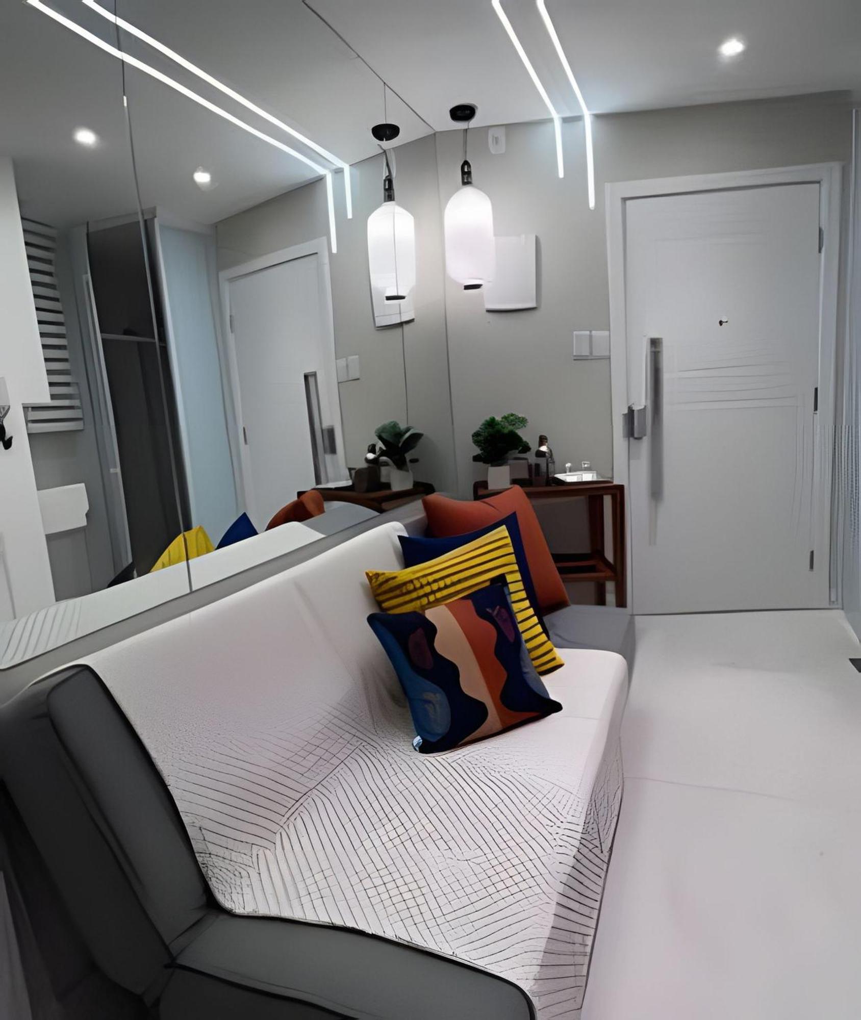Studio Novo, Chic Perto Da Praia Em Copa Para 4 Apartamento *