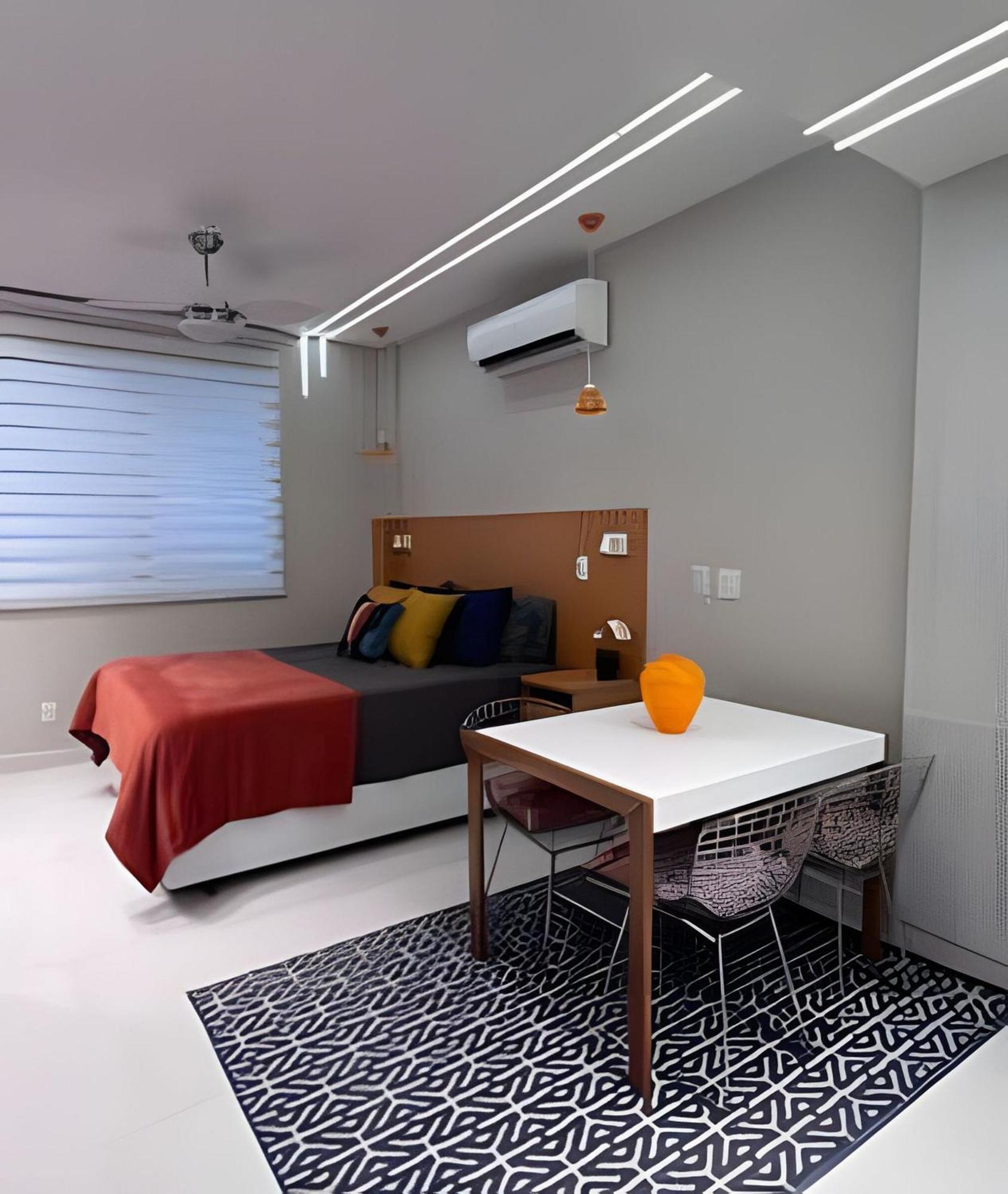 Apartamento Studio Novo, Chic Perto Da Praia Em Copa Para 4
