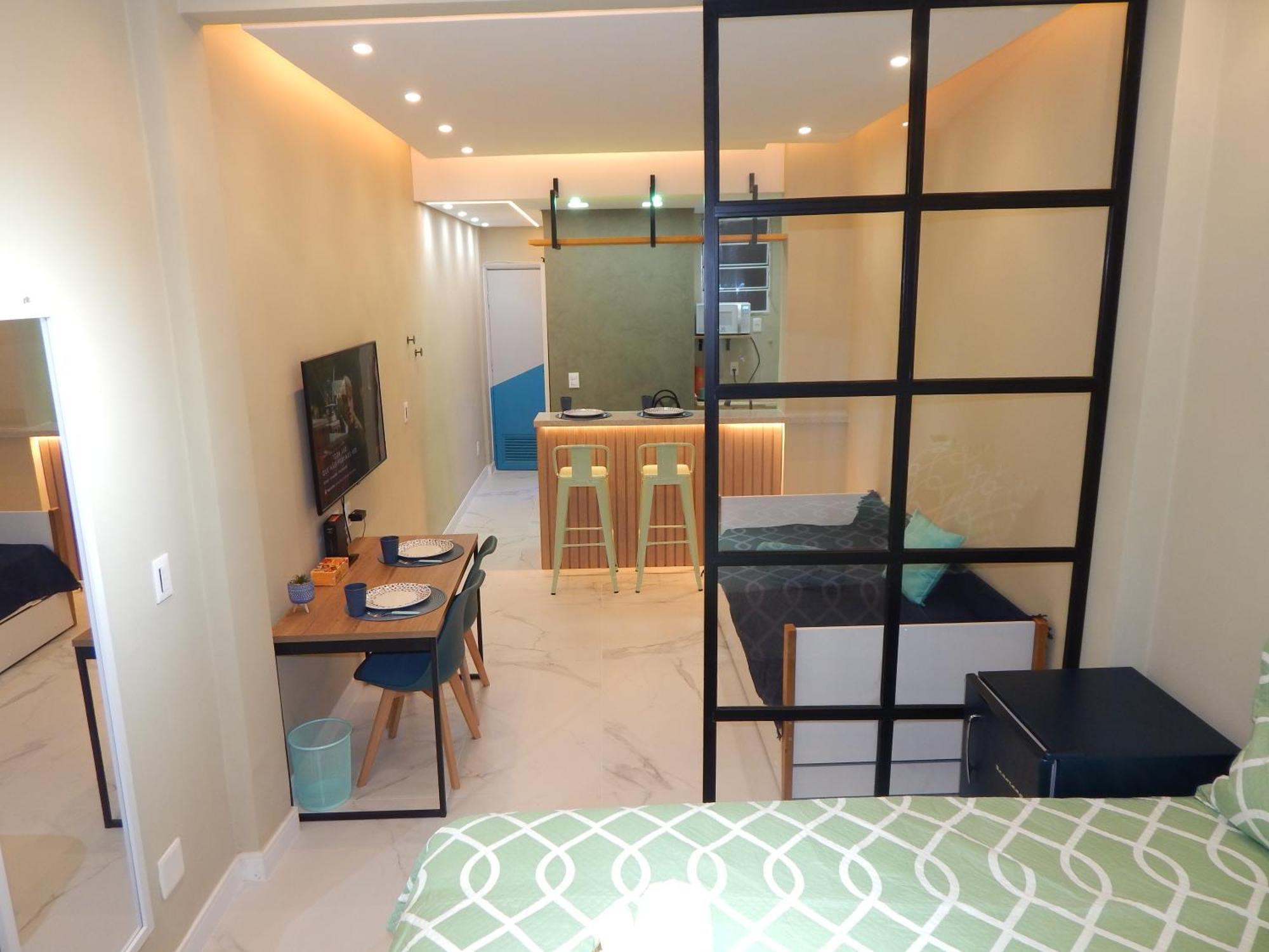 Flat Atlantica Alto Luxo - Posto 6 Copacabana Rio de Janeiro