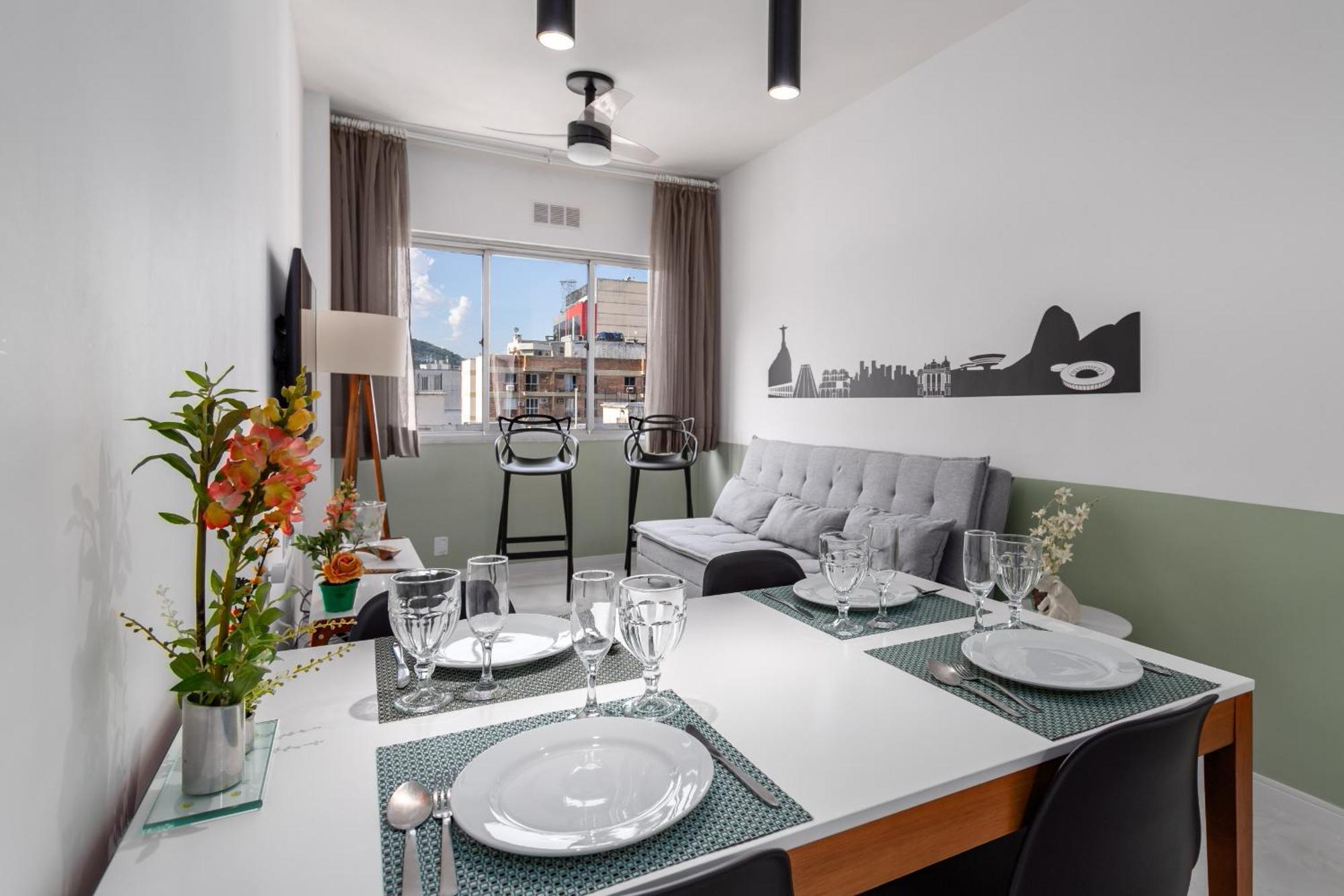 Apartamento Charme Em Botafogo - Bem Decorado - Sct1202 Z5