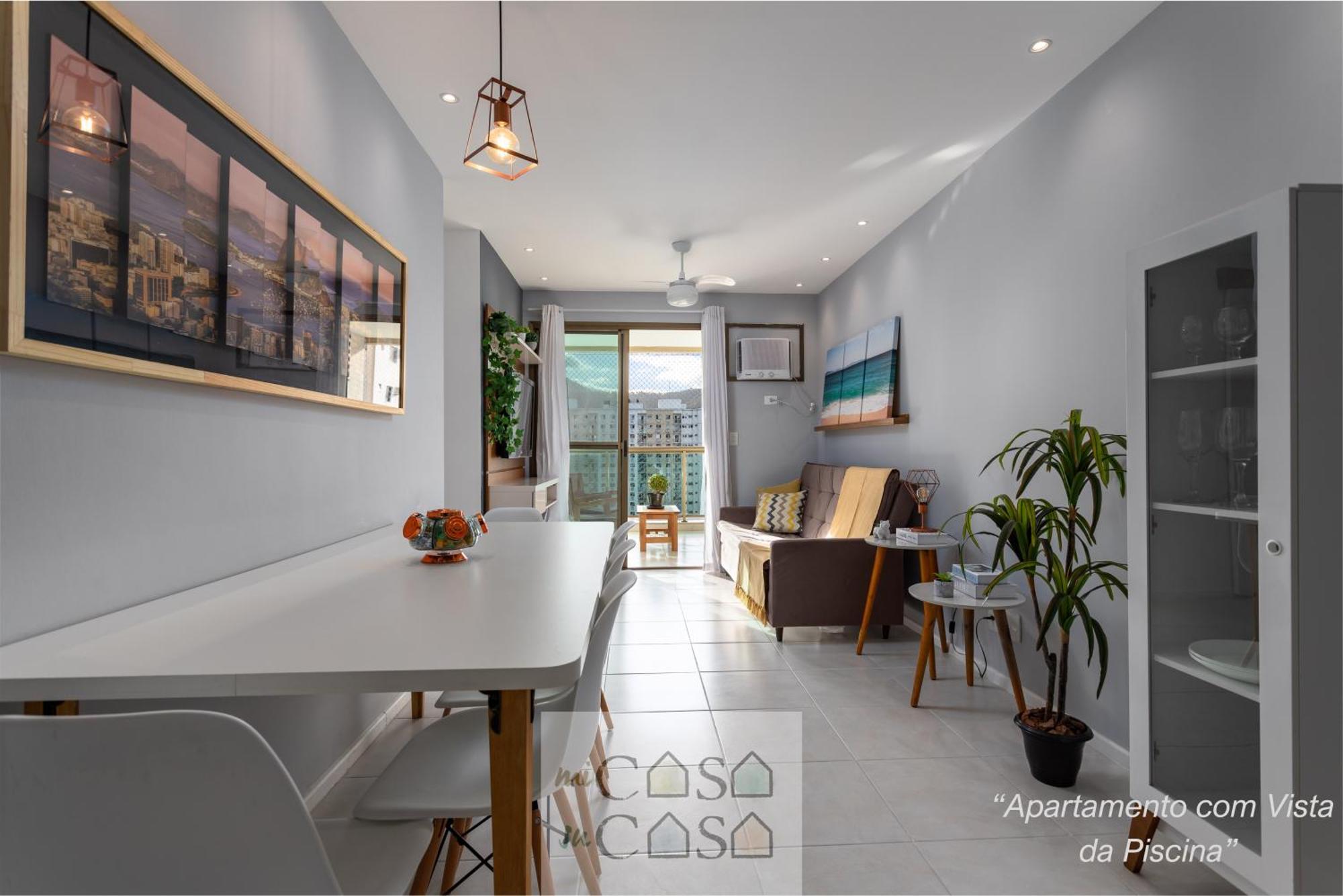 Apartamento 3 Quartos Com Estacionamento Em Com Portaria 24h, Piscina, Sauna E Parquinho Infantil - Com Ar Condicionado, Smartv, Wi-fi 120 Mbps E Cozinha Completa Rio de Janeiro