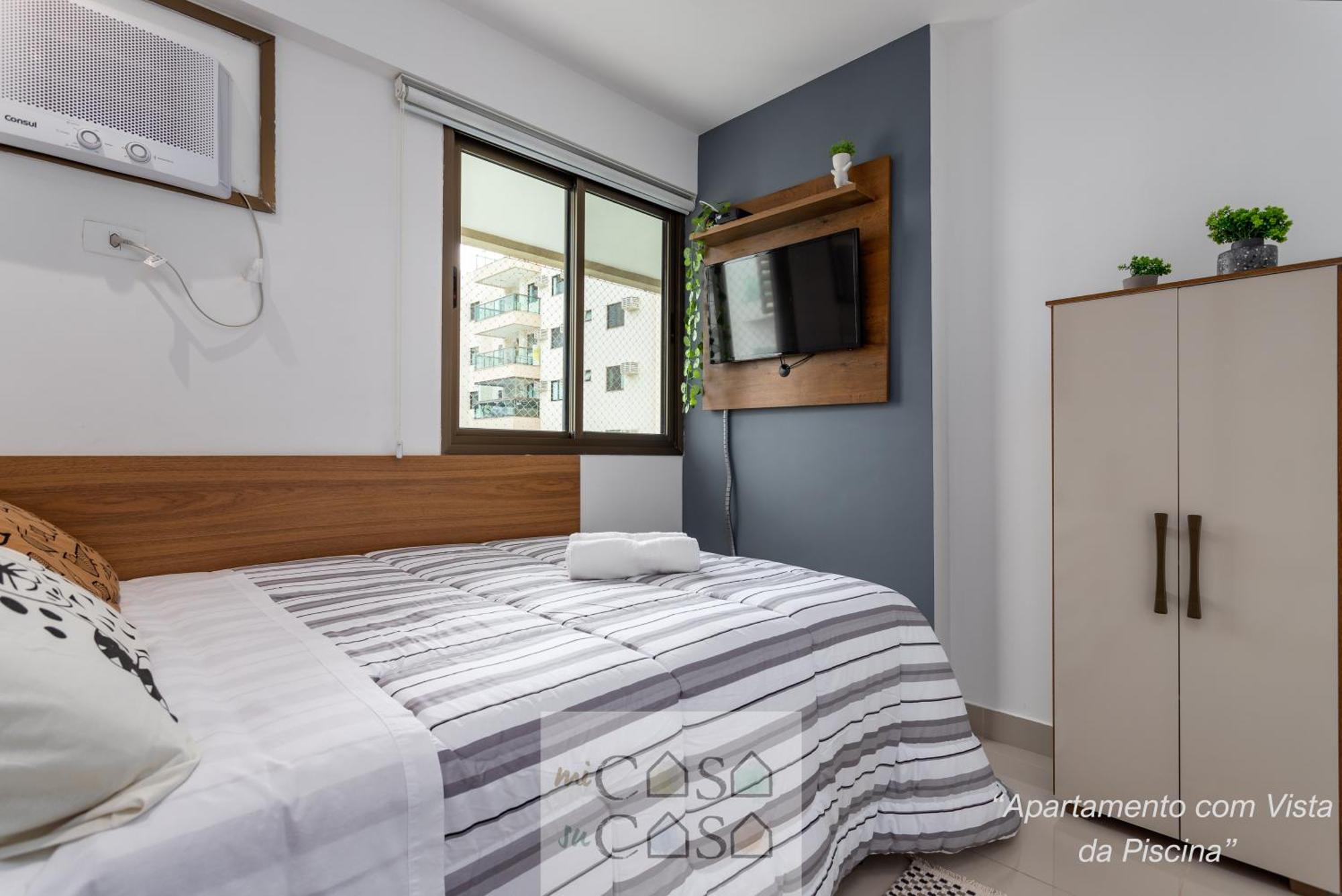 3 Quartos Com Estacionamento Em Com Portaria 24h, Piscina, Sauna E Parquinho Infantil - Com Ar Condicionado, Smartv, Wi-fi 120 Mbps E Cozinha Completa Apartamento Rio de Janeiro