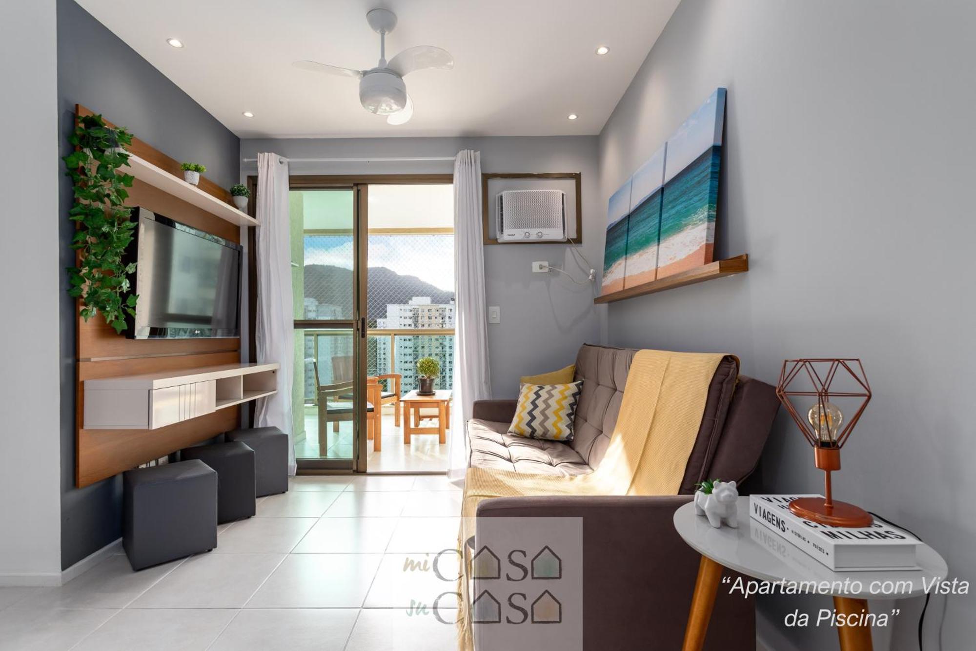 3 Quartos Com Estacionamento Em Com Portaria 24h, Piscina, Sauna E Parquinho Infantil - Com Ar Condicionado, Smartv, Wi-fi 120 Mbps E Cozinha Completa Rio de Janeiro