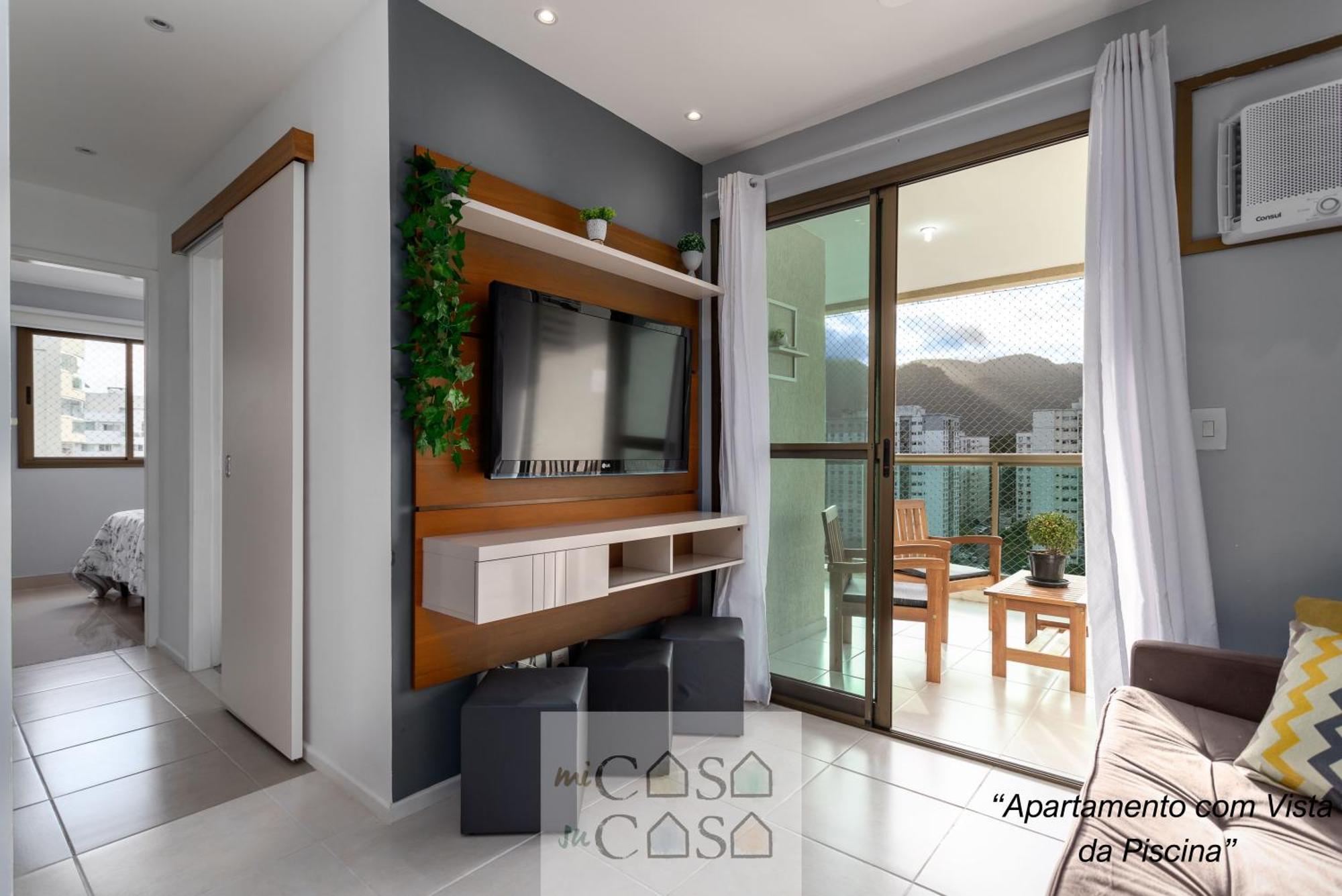 3 Quartos Com Estacionamento Em Com Portaria 24h, Piscina, Sauna E Parquinho Infantil - Com Ar Condicionado, Smartv, Wi-fi 120 Mbps E Cozinha Completa Apartamento