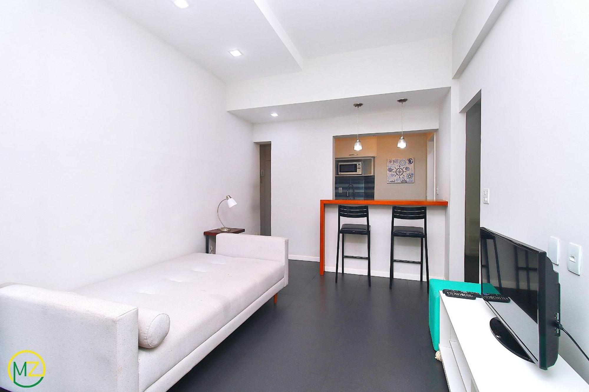 Apartment Moderno 2 Quartos P/ 6 Pessoas A 50m Da *