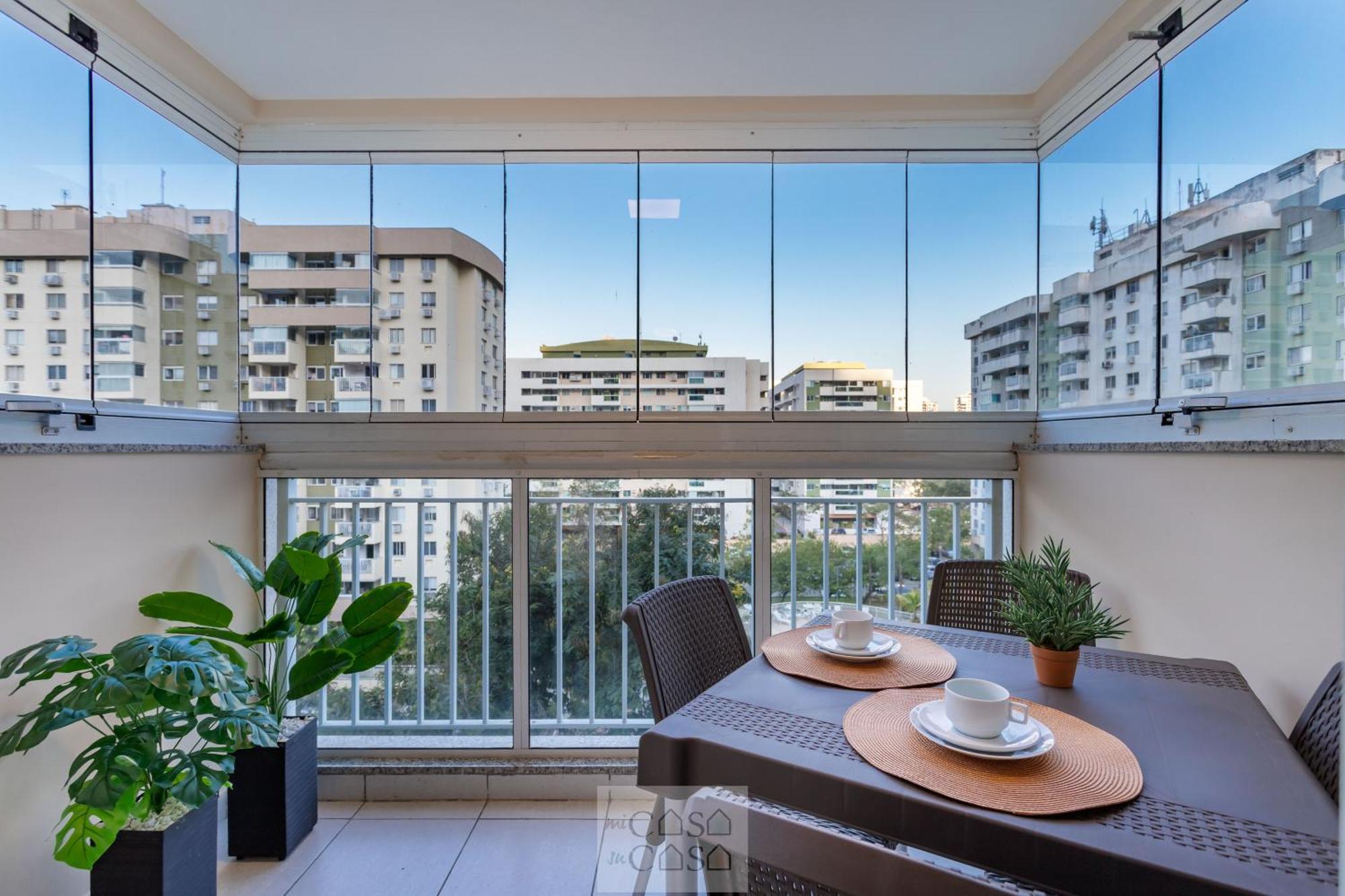Varanda Rio: 2-bedroom With Pool And 24/7 Security Near Riocentro Holiday home