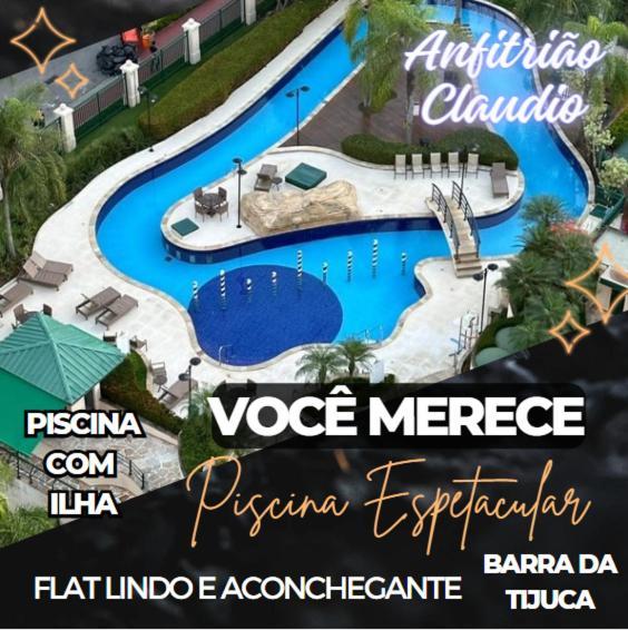 Barra Da Tijuca - 9 - Flat Premium Com Cozinha, Fogao Cooktop, Geladeira Grande, Smart Tv Grande, Lindo E Muitissimo Confortavel, Balsa A Gratis E Estacionamento Gratuito Rio de Janeiro