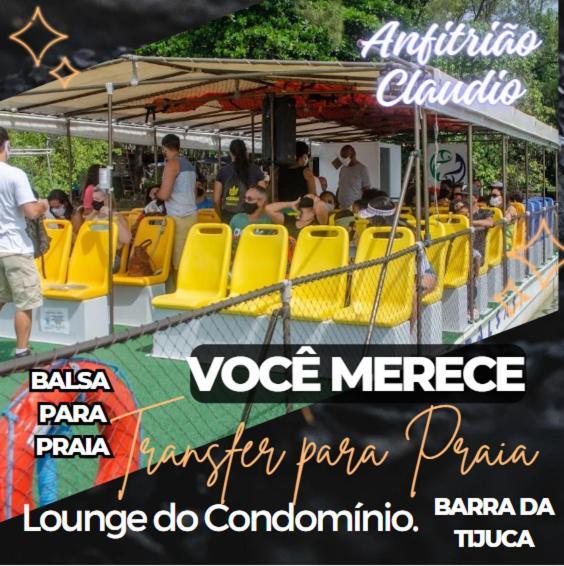 Barra Da Tijuca - 9 - Flat Premium Com Cozinha, Fogao Cooktop, Geladeira Grande, Smart Tv Grande, Lindo E Muitissimo Confortavel, Balsa A Gratis E Estacionamento Gratuito Apartamento
