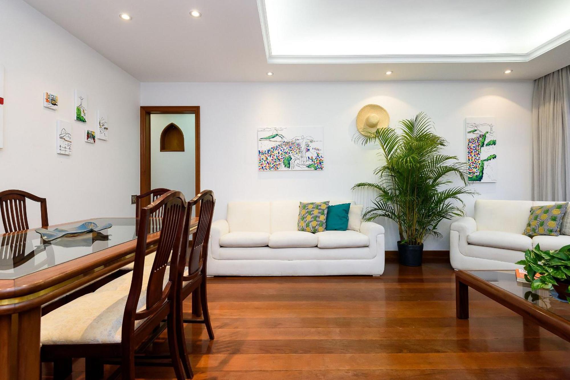 Omar Do Rio - Gsm 300/701: Grande Apto P/ Até 7 Pessoas, Internet 250mbps, Garagem + Smart Tv, Workstation, A 06 Minutos Andando Da Praia Do Leblon E Do Metrô * Rio de Janeiro
