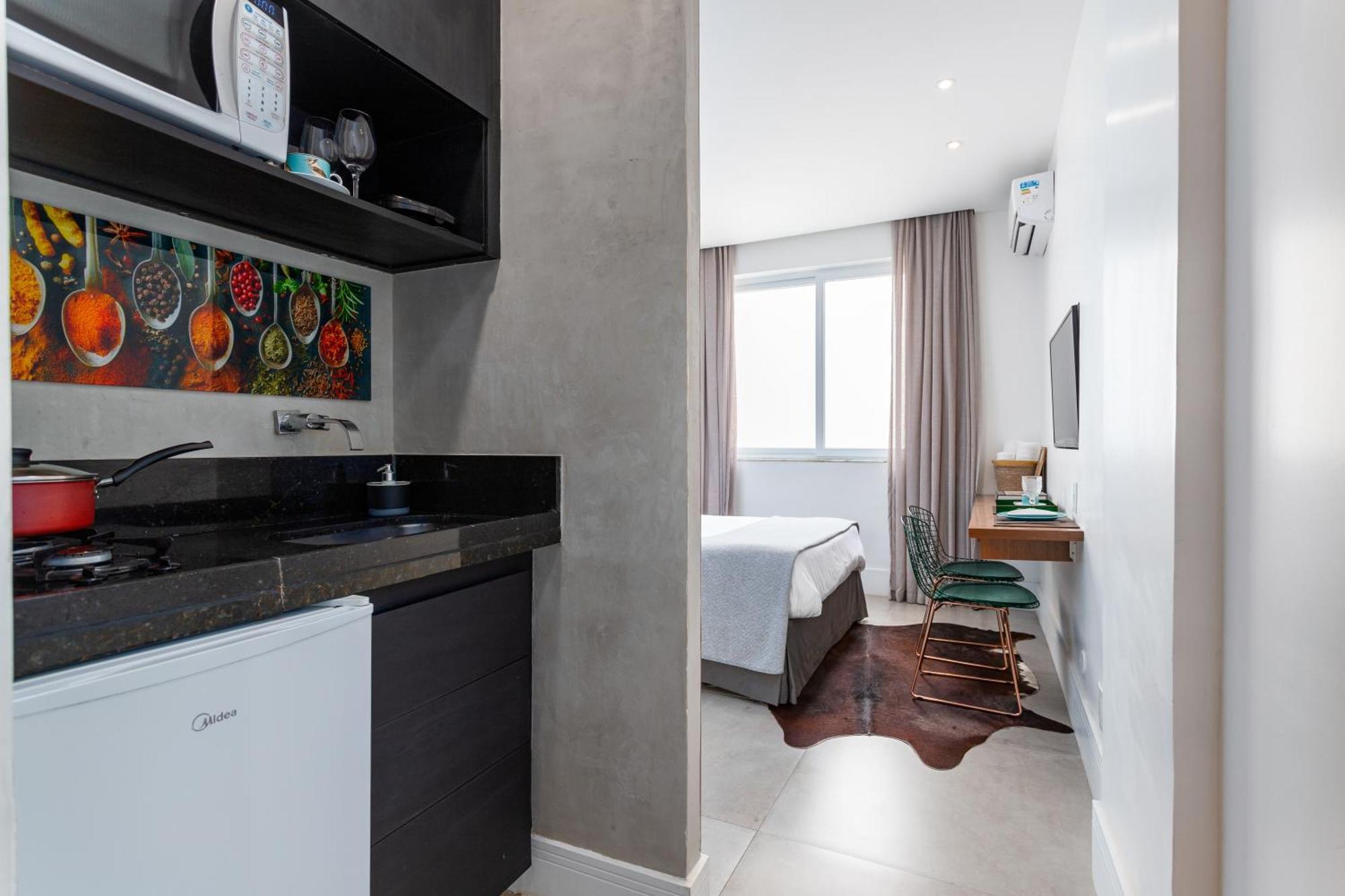 Apartamento Unhotel - De Temporada Na Avenida Atlântica, Copacabana - Posto 6 *