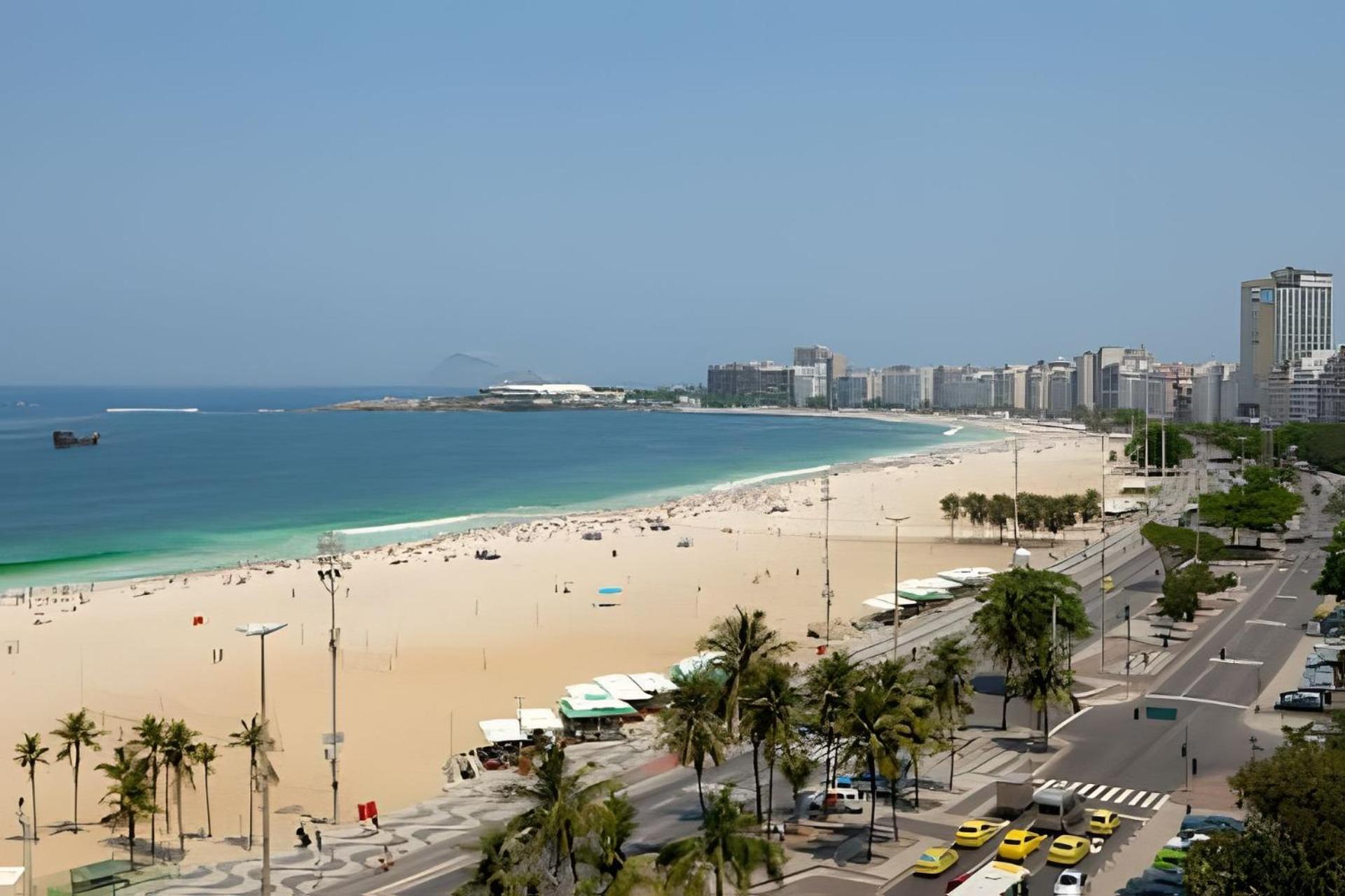 Hr.368 - Lindo De 3 Quartos Frente Mar Avenida Atlantica Locacao Temporada * Rio de Janeiro