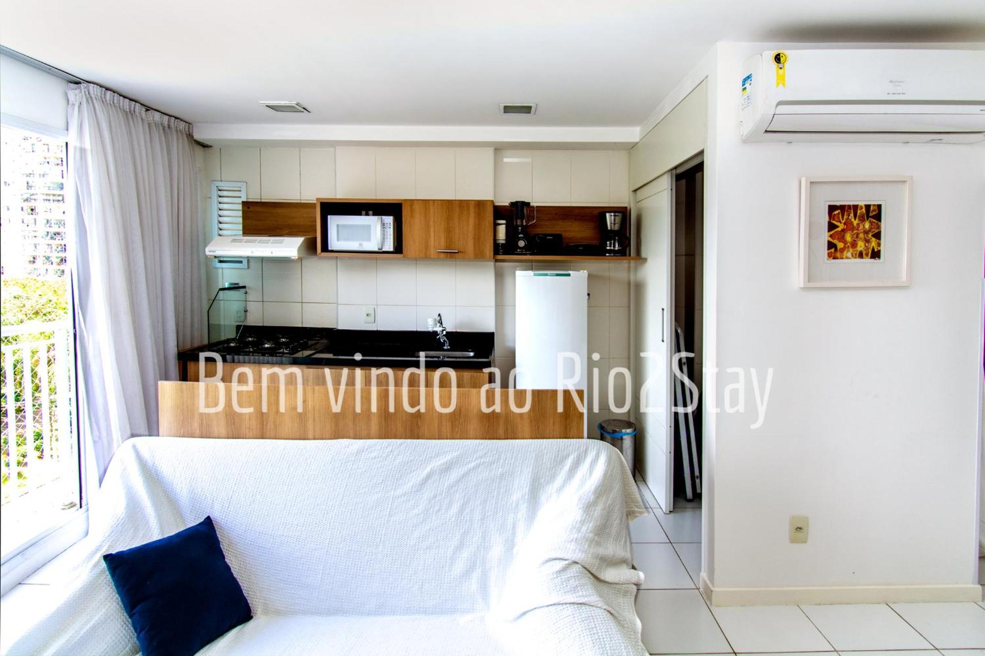 Verano Flat Com Garagem E Wi-fi - Parque Olimpico Apartamento