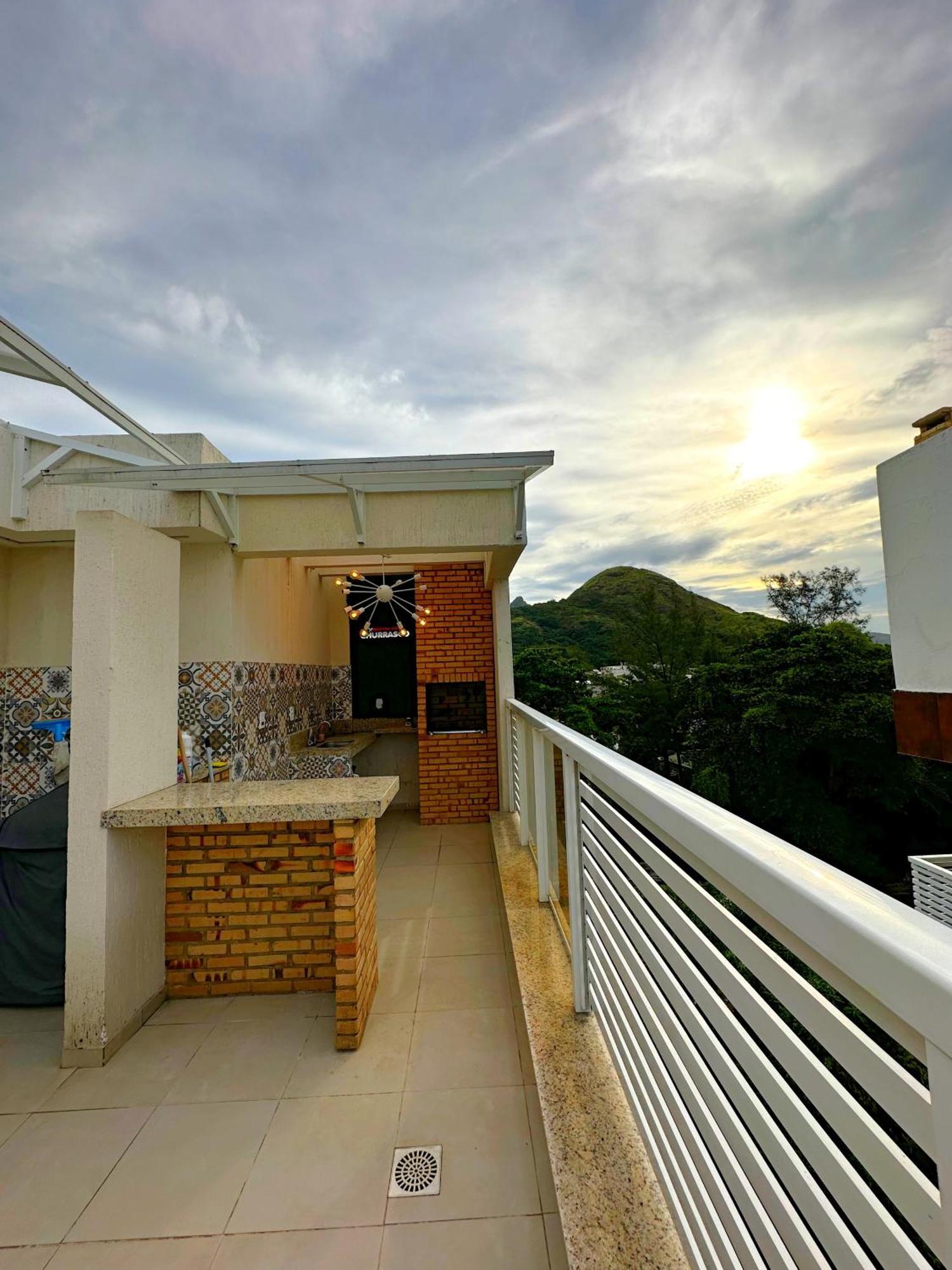 Cobertura Piscina Aquecida 1 Min Da Praia Do Recreio Dos Bandeirantes Apartamento Rio de Janeiro