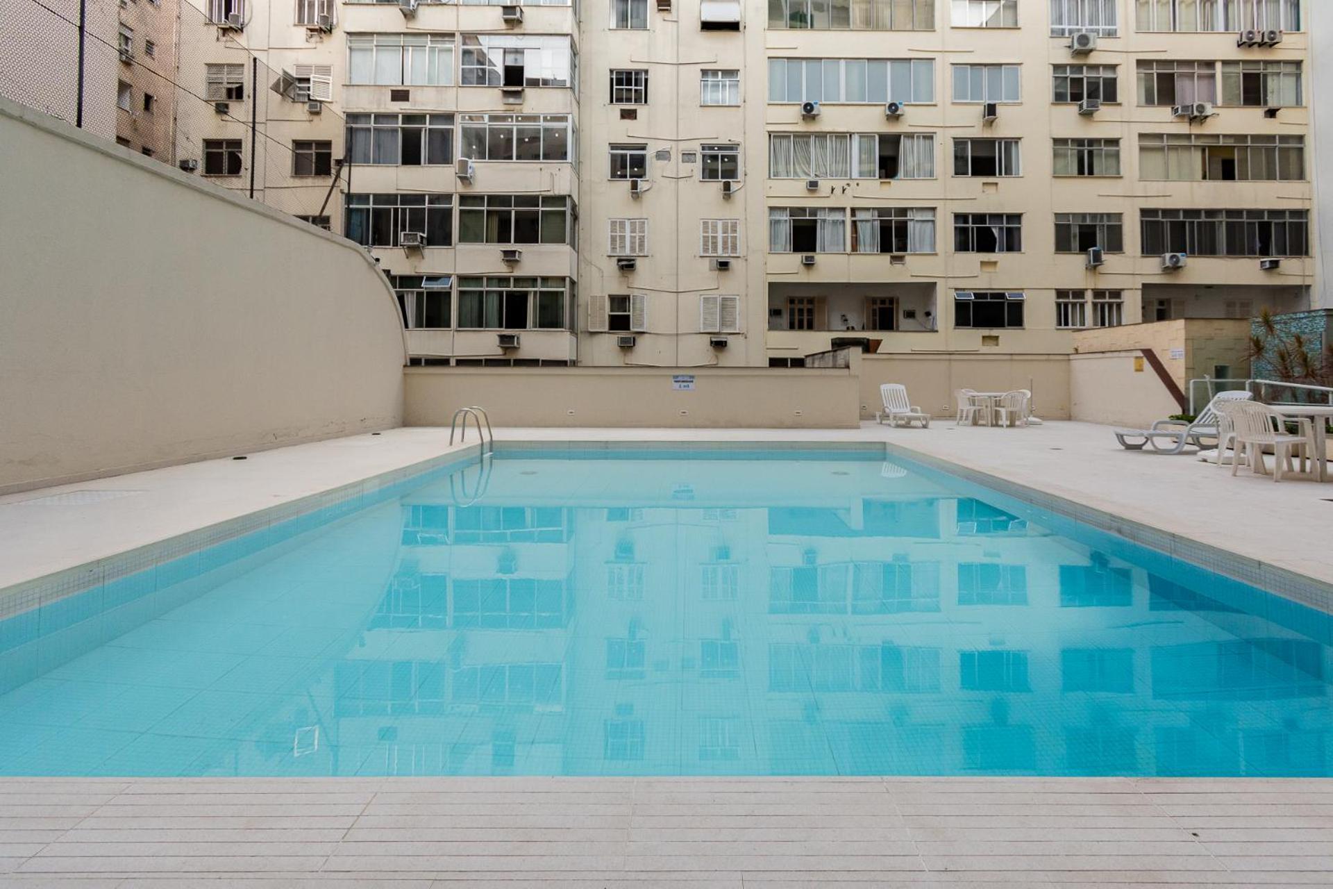 Apartamento Atlantico Palace - Piscina Em Copanema - Posto 6
