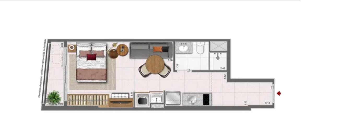 Apartamento Flat Industrial Skylux Piscina E Netflix Rio de Janeiro