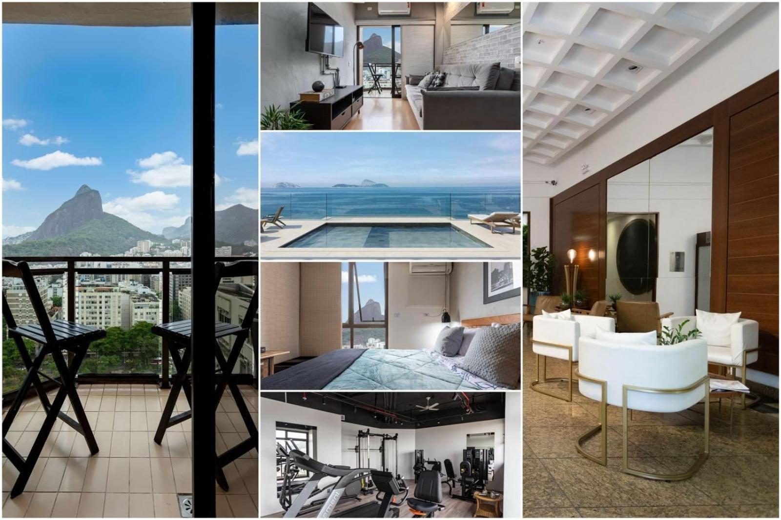 Apartment A 150 Metros Da Do Leblon Com Academia, Arrumacao Diaria E Vista Mar