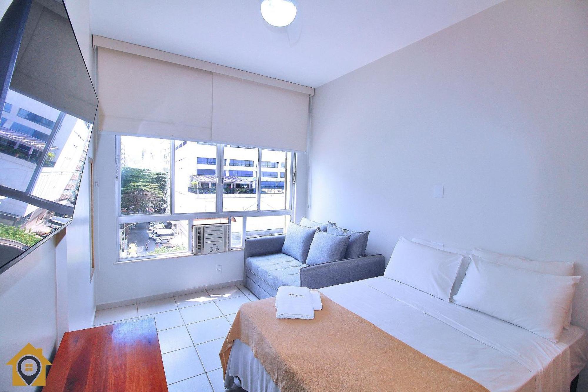 Apartamento Vista Incrivel De Copacabana Ate 4 Pessoas *
