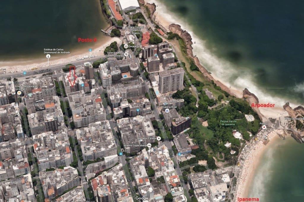 Reformadissimo Na Quadra De Copacabana Posto 6 Na Localizacao Do Rio - Wifi 500mb * Rio de Janeiro